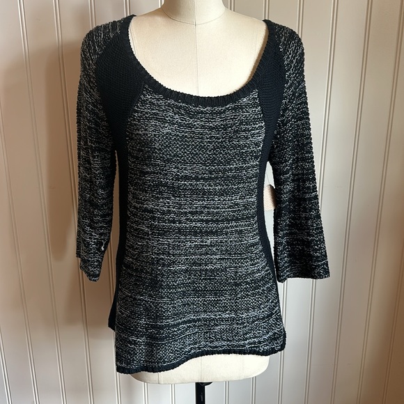 ONE WORLD Tops - Black and White Top